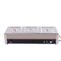 Food Warmer Steam Table Countertop 2-Pan Station Stainless Steel 110V