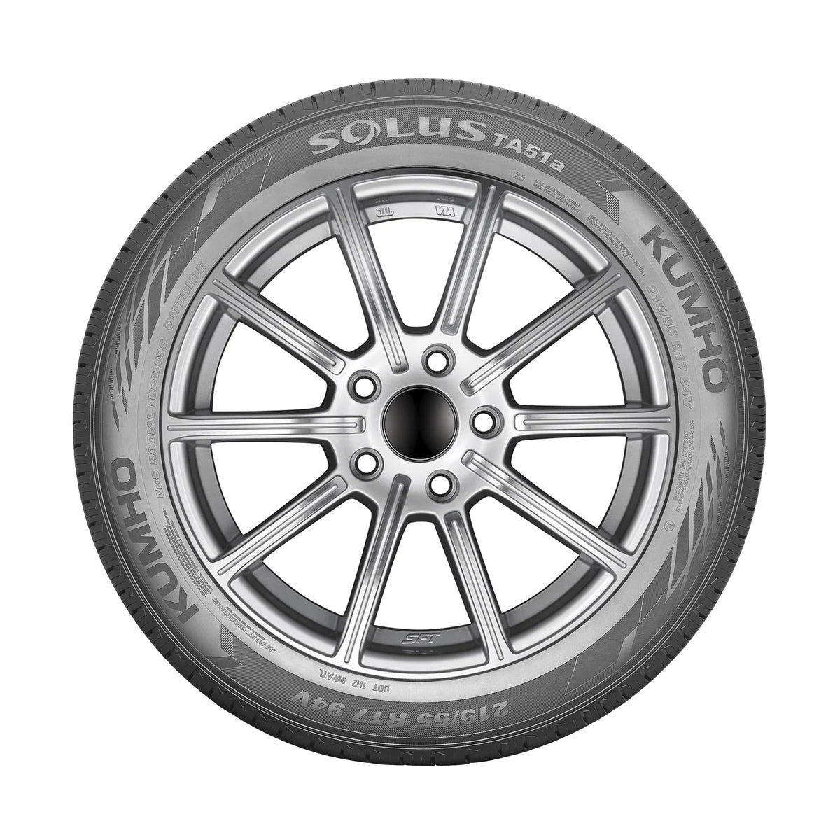 Kumho Solus Ta51a All-Season 195/65R15 91T Passenger Tire