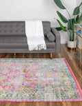Paragon 4x6 Pink Floral Area Rug