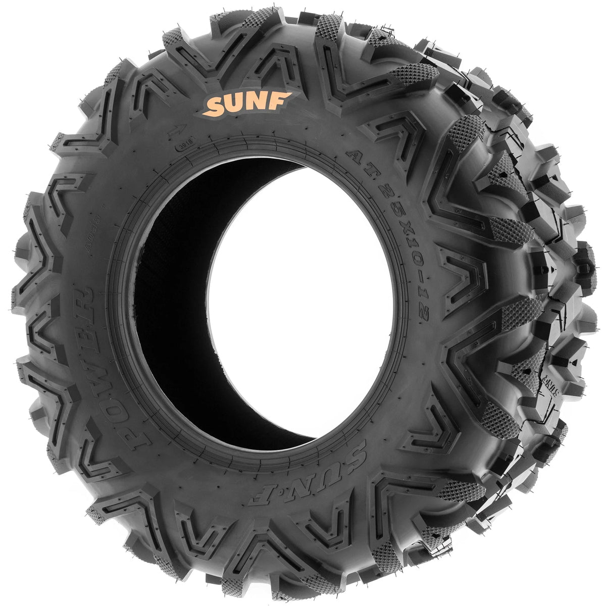 Sunf All-Terrain ATV UTV Tires 25x10 - 12 25x10x12 6 PR A033 (Pair of 2)