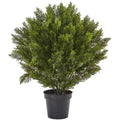 Nearly Natural 6881 3 ft. Cedar Bush (Indoor/Outdoor)