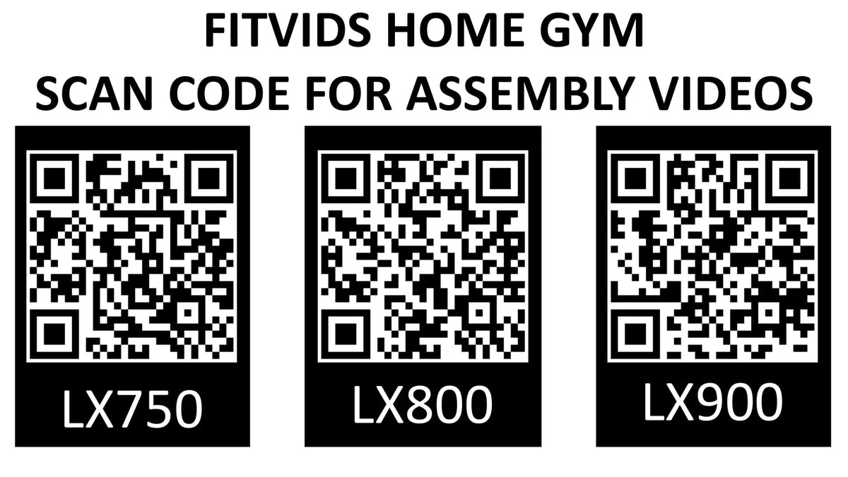 Fitvids LX750 Home Gym System Workout Station with 330 lb of Resistance, 122.5 lb Weight Stack, One Station, Comes with Installation Instruction Video, Ships in 5 Boxes