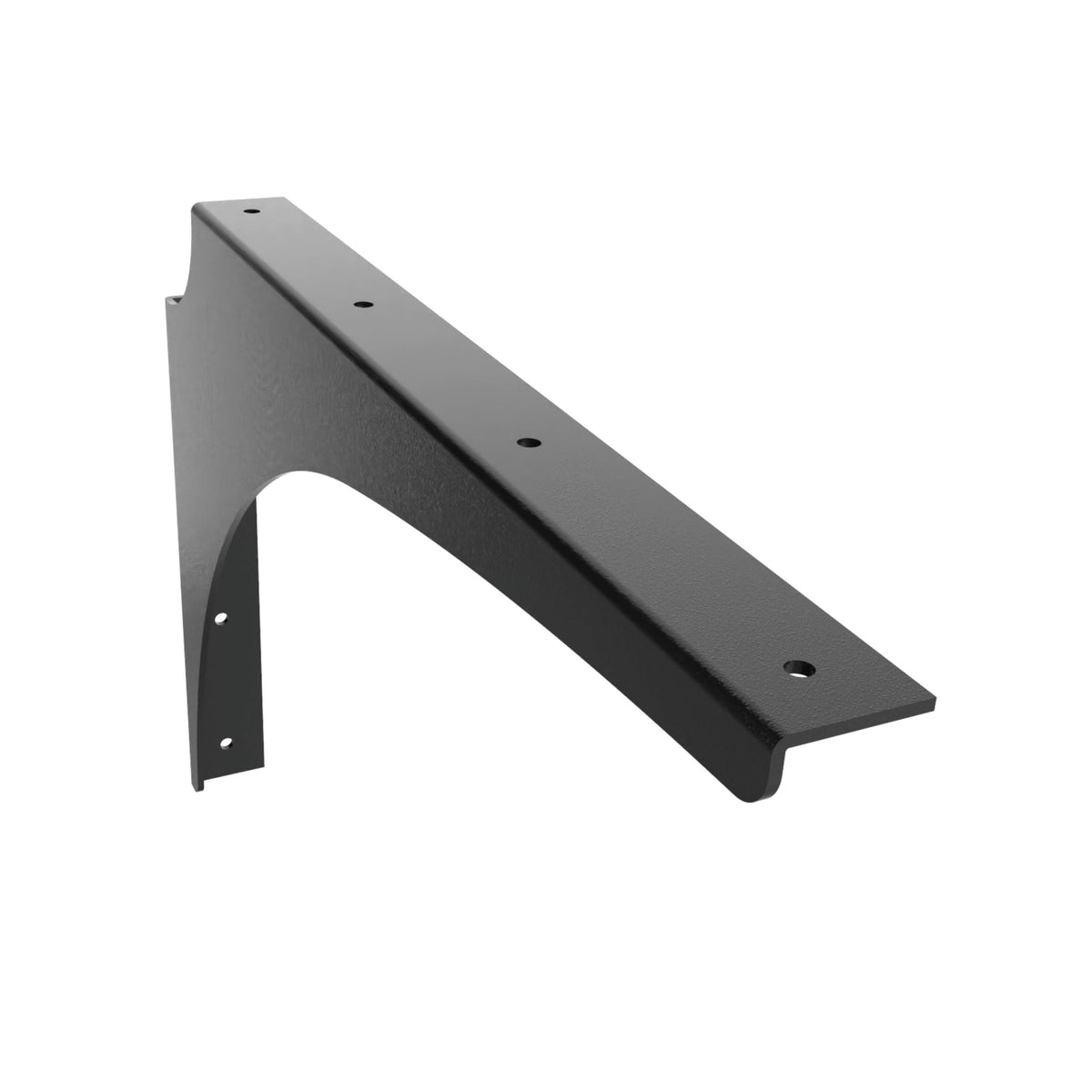 Iron Bracket Co Universal Heavy Duty Commercial Support Bracket 12" x 8" | Finish: Matte Black 12" x 8" | Finish: Matte Black