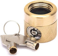 Flow Security Systems | The Faucetlock | Heavy Duty Brass Construction | Prevents Water Theft & secures Outdoor Bibbs | Promotes