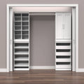 ClosetMaid 4566 Modular Closet Storage Stackable Shoe Shelf Unit White