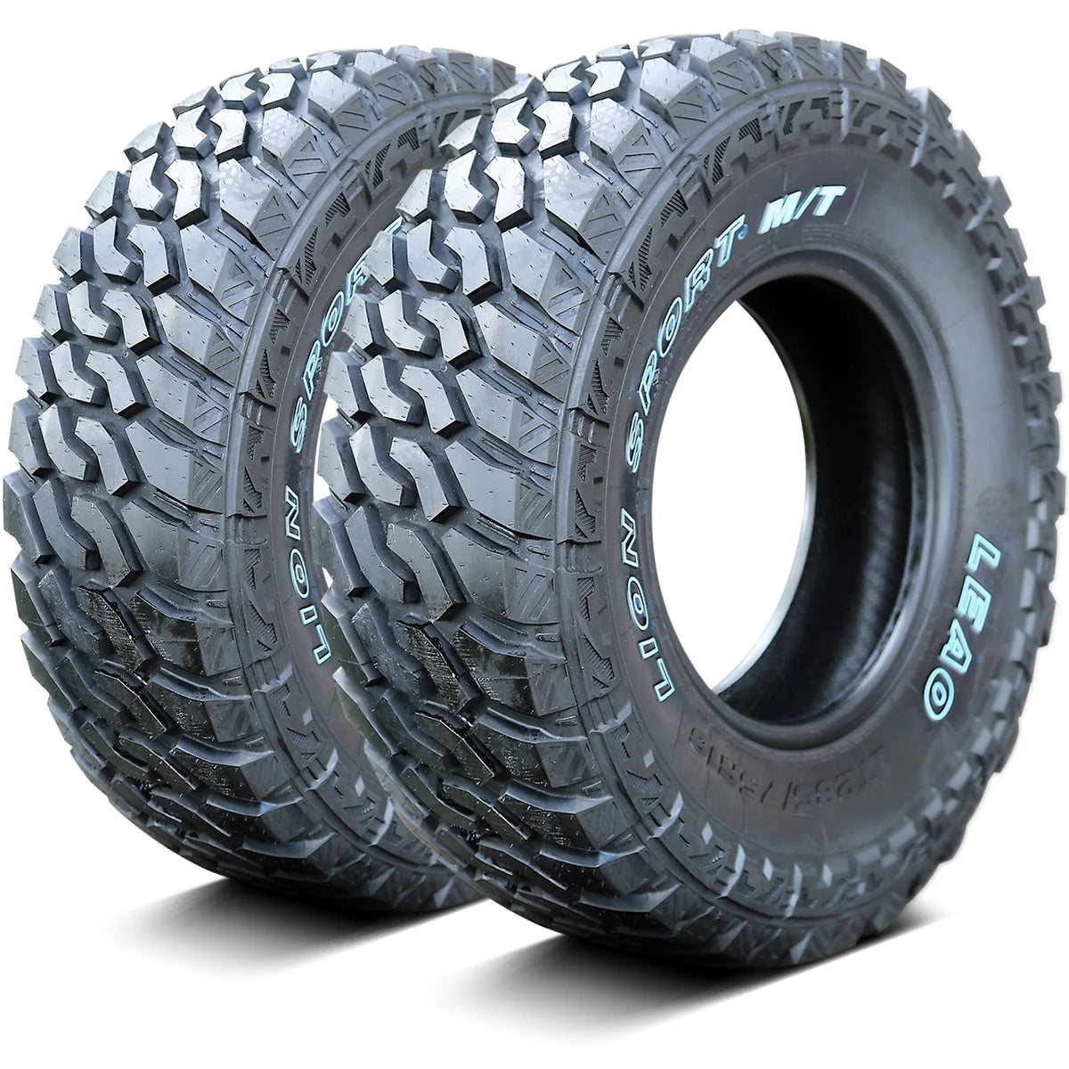 Set of 4 Leao Lion Sport MT 285/75R16 126/123Q E 10 Ply M/T Mud Light Truck Tires