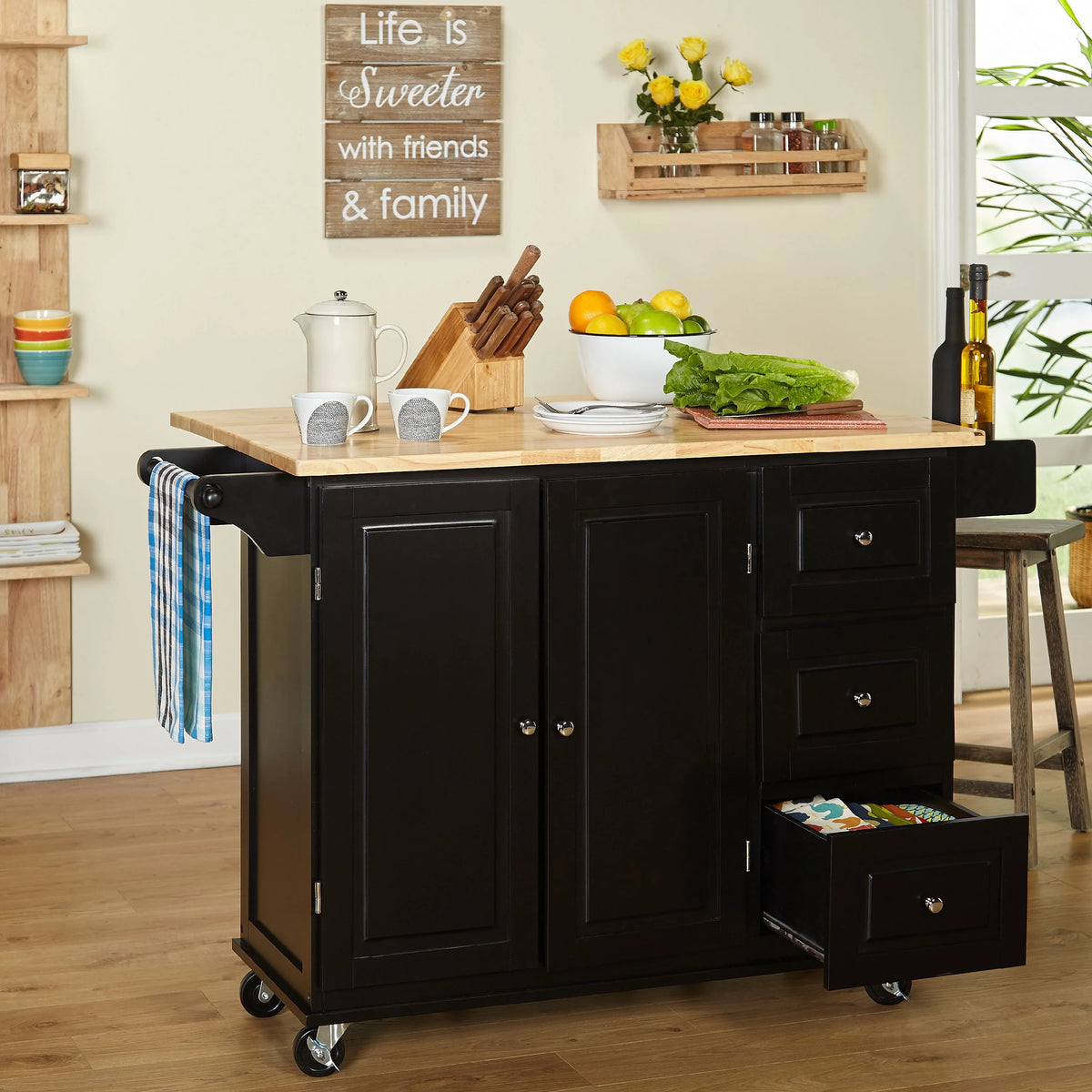 Thatcher Kitchen Cart, Grey