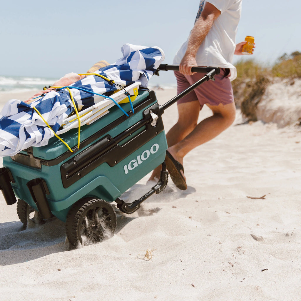 Igloo 70 QT Trailmate Journey Rolling Cooler, Carbonite Gray