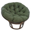 Blazing Needles 44 in. Solid MicroSuede Papasan Cushion, Hunter Green