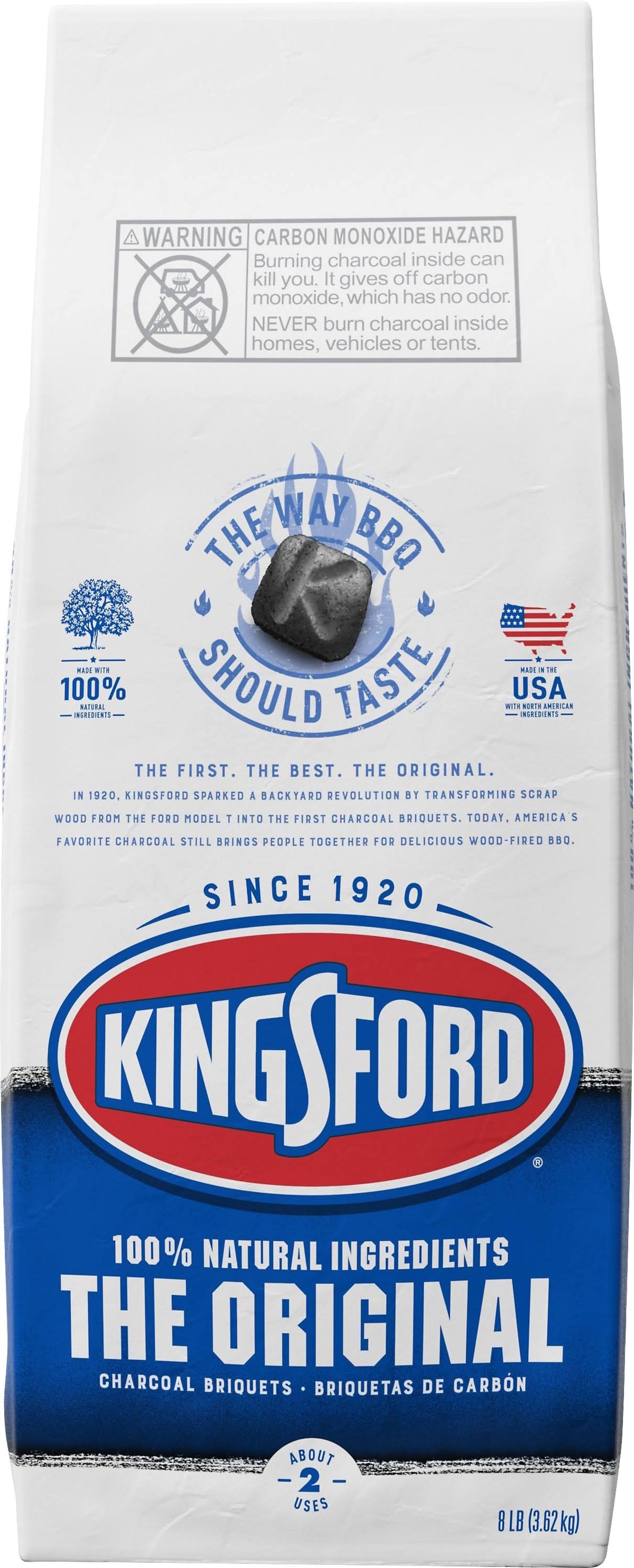 Kingsford Charcoal Briquets, The Original - 8 lb