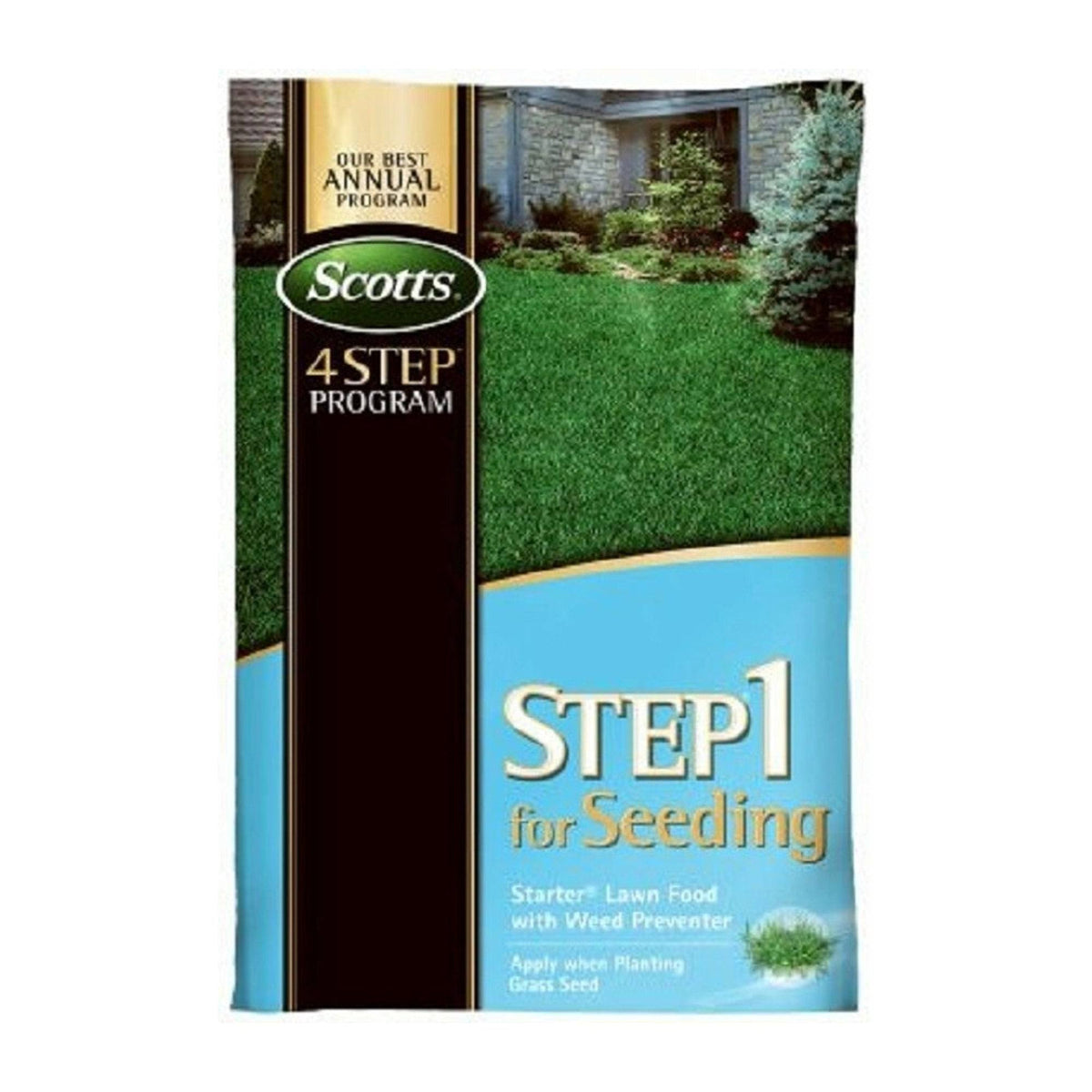 Scotts LawnPro Step 1: Seeding Starter Lawn Food with Weed Preventer - 5000 Sqft