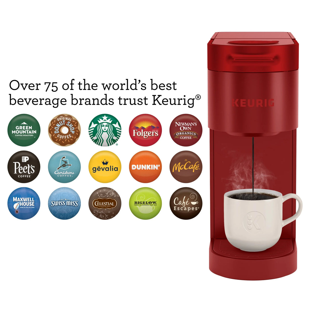 Keurig K - Slim Black Single - Serve K - Cup Pod Coffee Maker