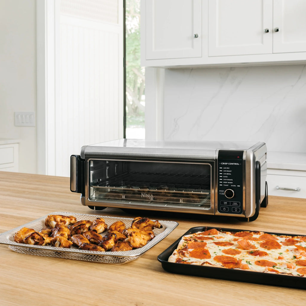 Ninja?? SP101 Foodia? 8 - in - 1 Digital Air Fry Oven, Flip - Away for Storage, Dehydrate, Keep Warm