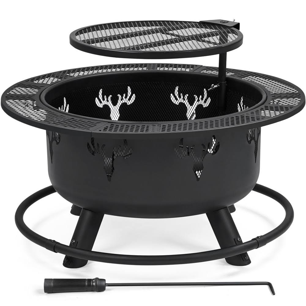 Yaheetech 32 Round Fire Pit