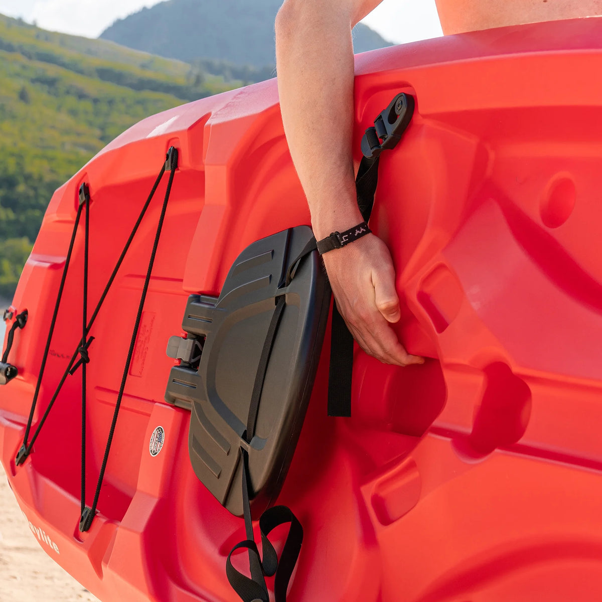 Lifetime Daylite 8 Ft Sit - on - Top Kayak, Red (90775)