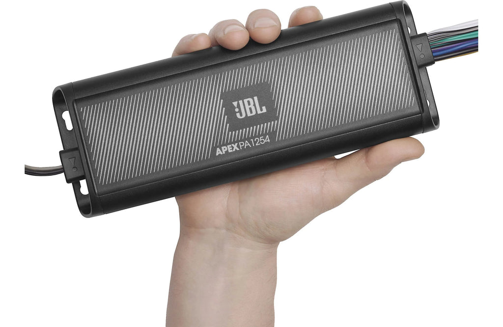 JBL Apex PA1254 500 Watt RMS 4 Channel Marine & Powersport Amplifier - 125 x 4