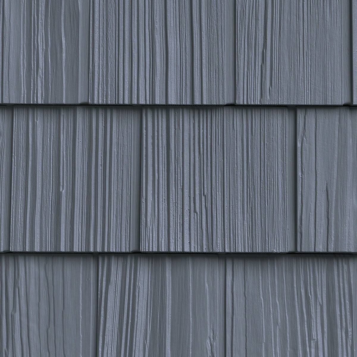 The Foundry 1101202 7"W x 60 3/4"L Exposure, Vinyl Split Shakes (34 Panels/Ctn. = 100 Sq. Feet), 202 - Oceanside