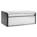 Brabantia Fall Front Bread Box - Matte Steel Fingerprint Proof