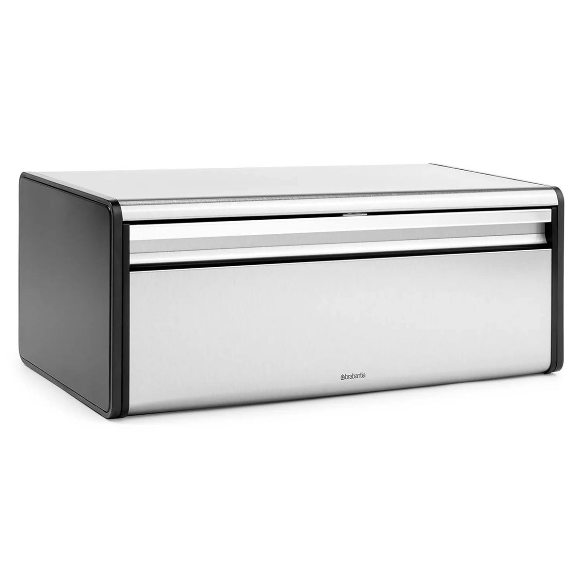 Brabantia Fall Front Bread Box - Matte Steel Fingerprint Proof