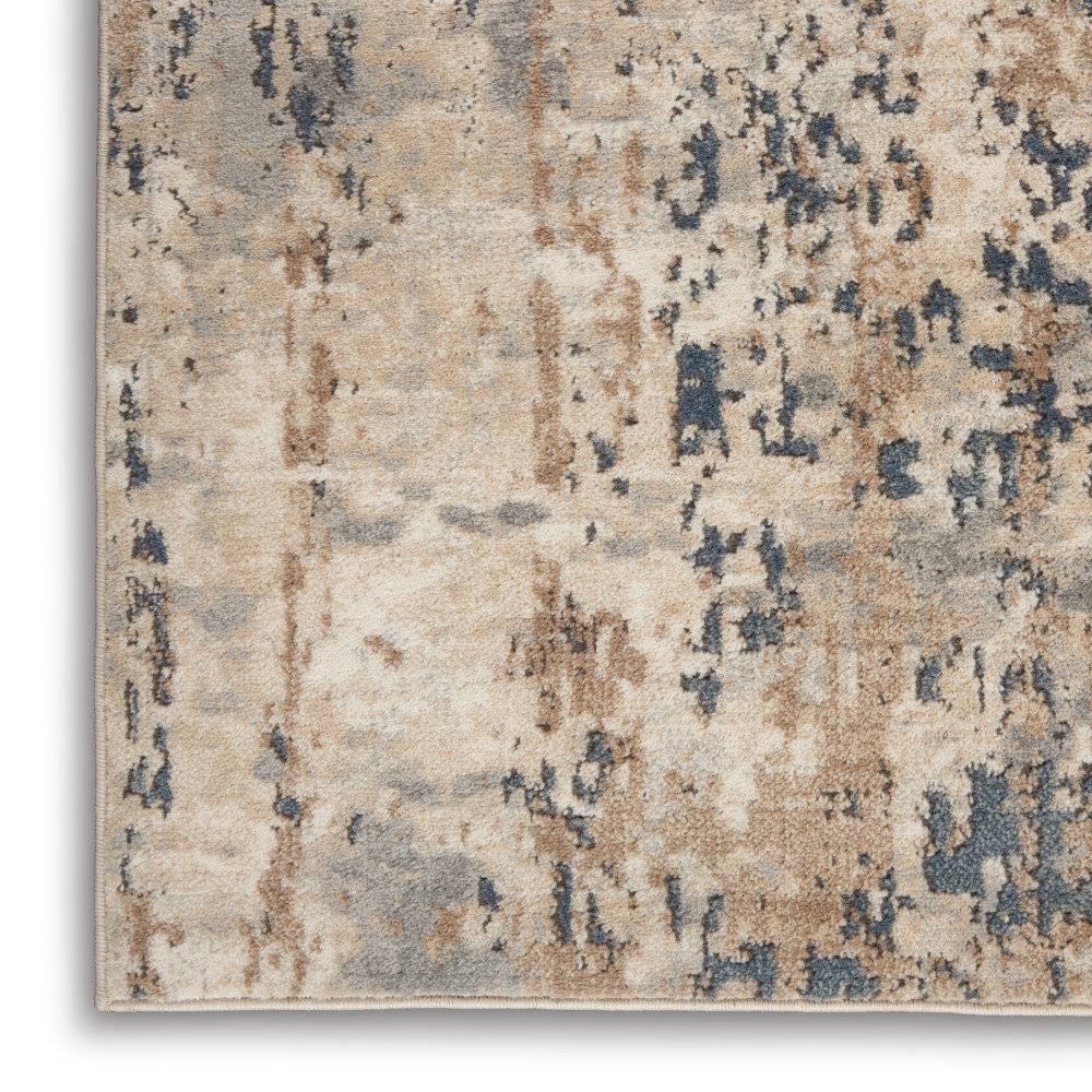 Addie Abstract Beige/Gray Area Rug Mercury Row Rug Size: Runner 2'2" x 7'6"