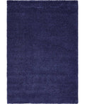 Unique Loom Solid Calabasas Solo Area Rug - 5' x 7'7" - Navy Blue
