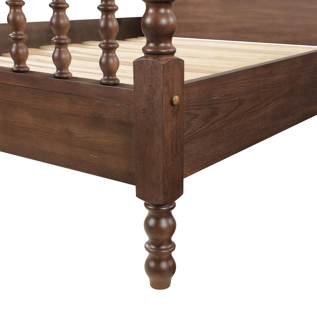 Pioneer Woman Harper Queen - Size Spindle Bed, Homestead Brown