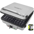 Cuisinart WAF-300P1 Belgian Waffle Maker with Pancake Plates Bundle with 1 Year Extended Protection Plan, Size: One size, Silver