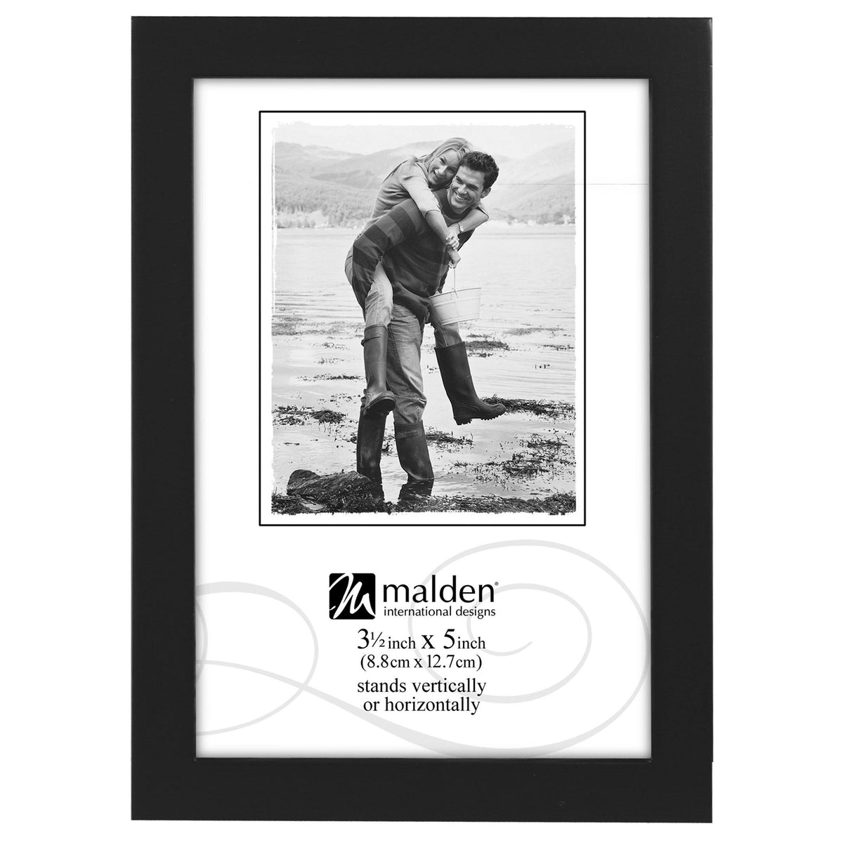 Malden 3x5 Picture Frame Concepts - Black Wood