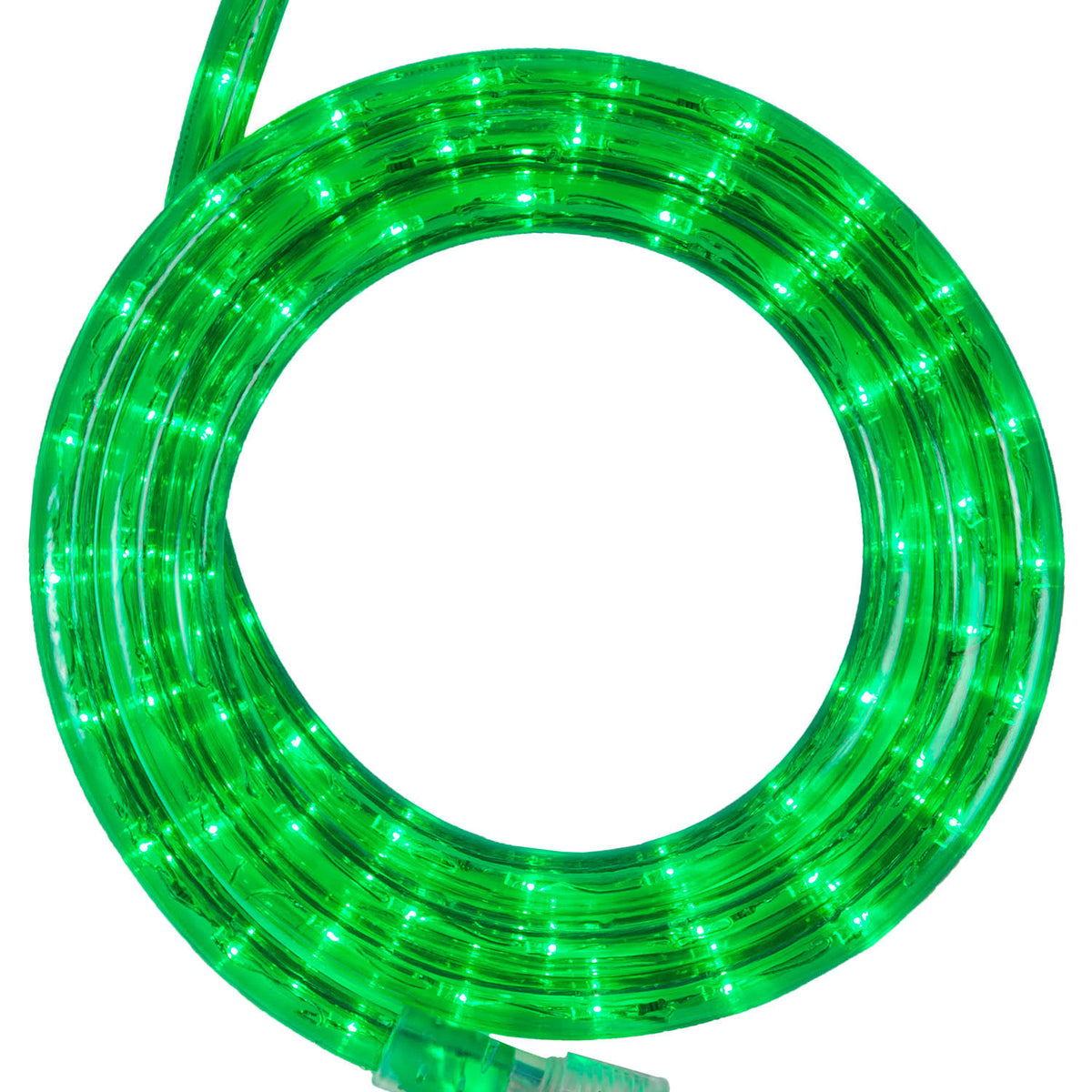 Green LED Rope Light, 18 ft