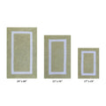 Better Trends Hotel Reversible 100% Cotton Bath Rug 3 Piece Set
