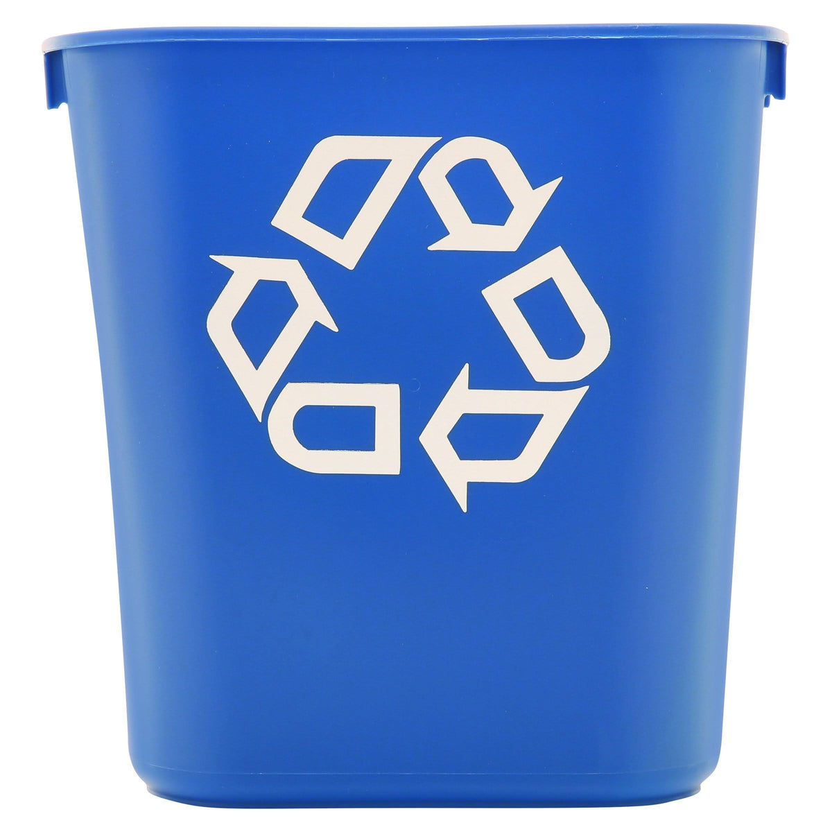 Rubbermaid Commercial 12.9lPlastic Small Deskside Recycling Container- Blue