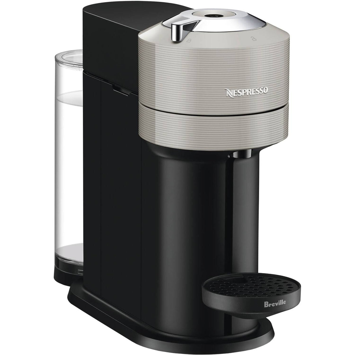 Nespresso Vertuo Next Coffee Espresso Machine by Breville Light Grey