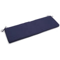 Blazing Needles 63 x 19 in. Outdoor All Weather UV Resistant 3-Seater Bench Cushion, Blue