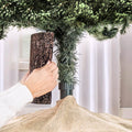 The Christmas Tree Hugger - Artificial Christmas Tree Collar for Base Skirt, Accessory Cover in Wood and Candy