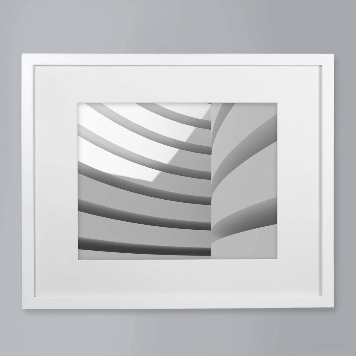 Made by Design 11-Inch x 14-inch Matted Wood Frame White