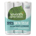 New Seventh Generation 100% Recycled Bathroom Tissue, Septic Safe, 2-Ply, White, 240 Sheets/Roll, 24/Pack