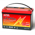12V 100ah LiFePO4 Lithium Battery, MOSEWORTH RV, Solar, Trolling Motor, Camping, Marine, Off - Grid, Group 31 15000+Deep Cycles Battery, Low Temp Cut Off
