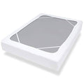 SPRINGSPIRIT Box Spring Cover Queen Size with Smooth and Elastic Woven Material, Only Covers Sides, Alternates for Bed Skirt, Wrinkle & Fading