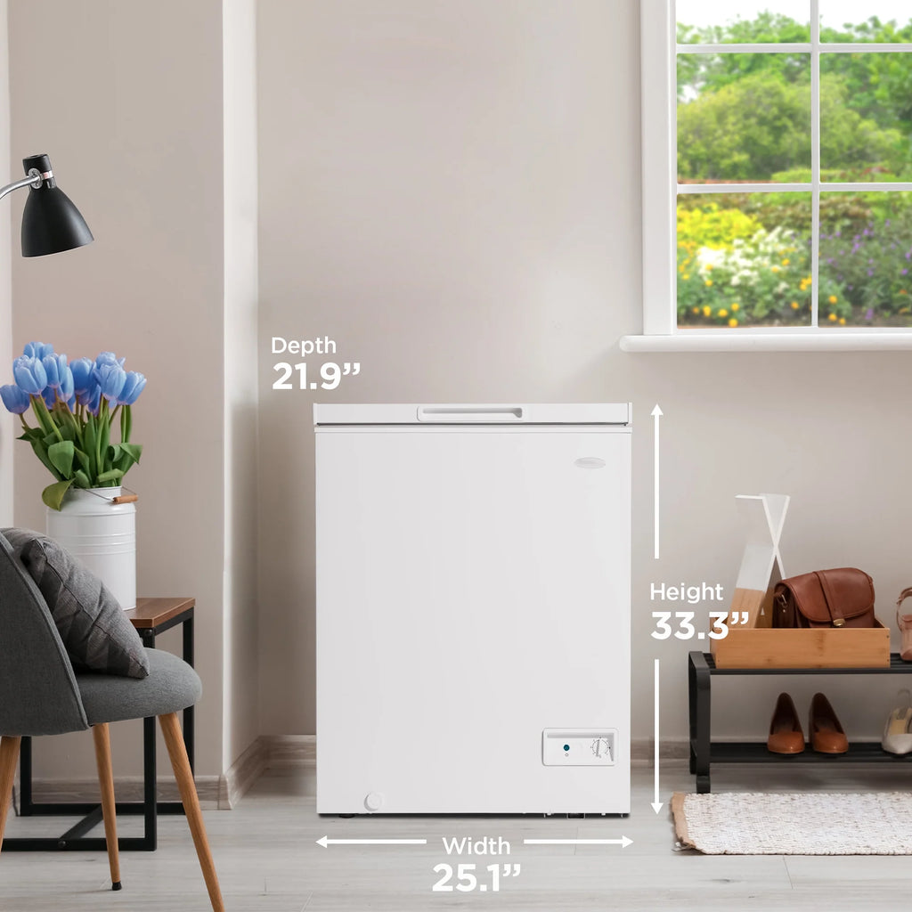 Danby DCF035A6WM 3.5 Cu. Ft. Square Model Chest Freezer DOE