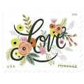 Forever Stamps 2018 Love Flourishes – Wedding Invitation. First-Class Postage
