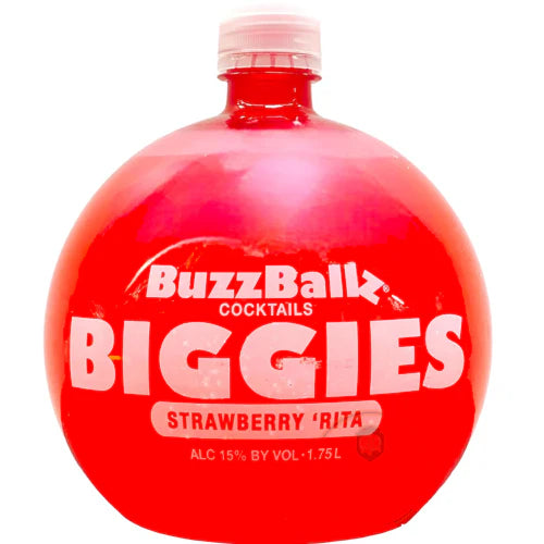 Buzzballz Cocktails Biggies Strawberry Rita, 1.75 L