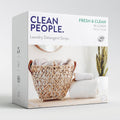 Clean People Laundry Detergent Sheets - Plant-Based, Hypoallergenic Soap - Ultra Concentrated, Plastic Free, Natural Ingredients, Recyclable Packaging