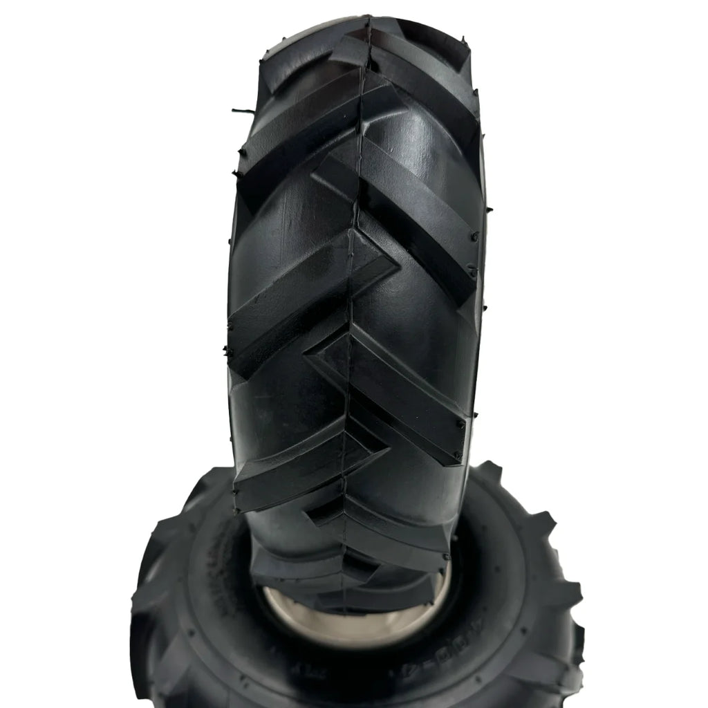 Set - 11x4 - 4 Tiller Wheel - 3/4" Hub - Craftsman & Troy - Bilt Tiller Replacement
