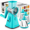 Manual Rotary Cheese Grater Light Blue