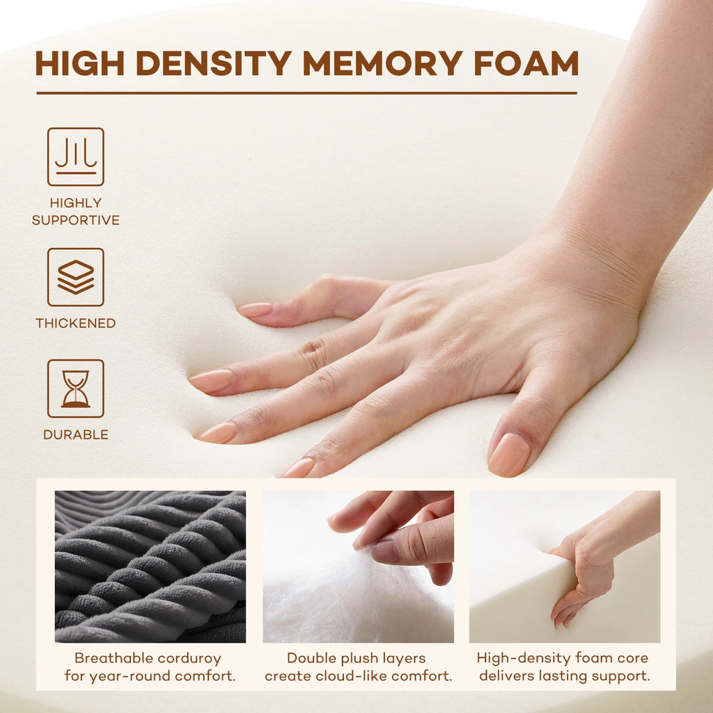 Hommpa Folding Sofa Bed Foldable Couch Bed Convertible Futon Chair with High Density Foam Filling with Pillow for Adult, Comfort Chair Bed for Living Room Bedroom, Gray, Single