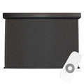 Seasun Siesta Cordless UV Blocking Motorized PVC Premium Exterior Roller Shade 48 in. W x 96 in. L SSE.60.4