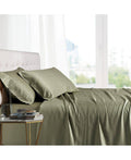 100% Viscose from Bamboo Sheet Set, California King - Sage