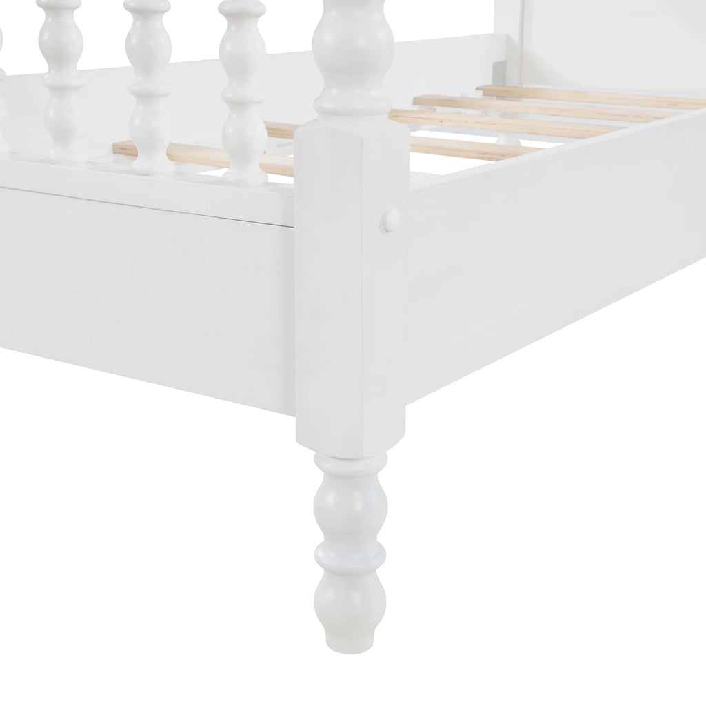 Pioneer Woman Harper Queen - Size Spindle Bed, Homestead Brown