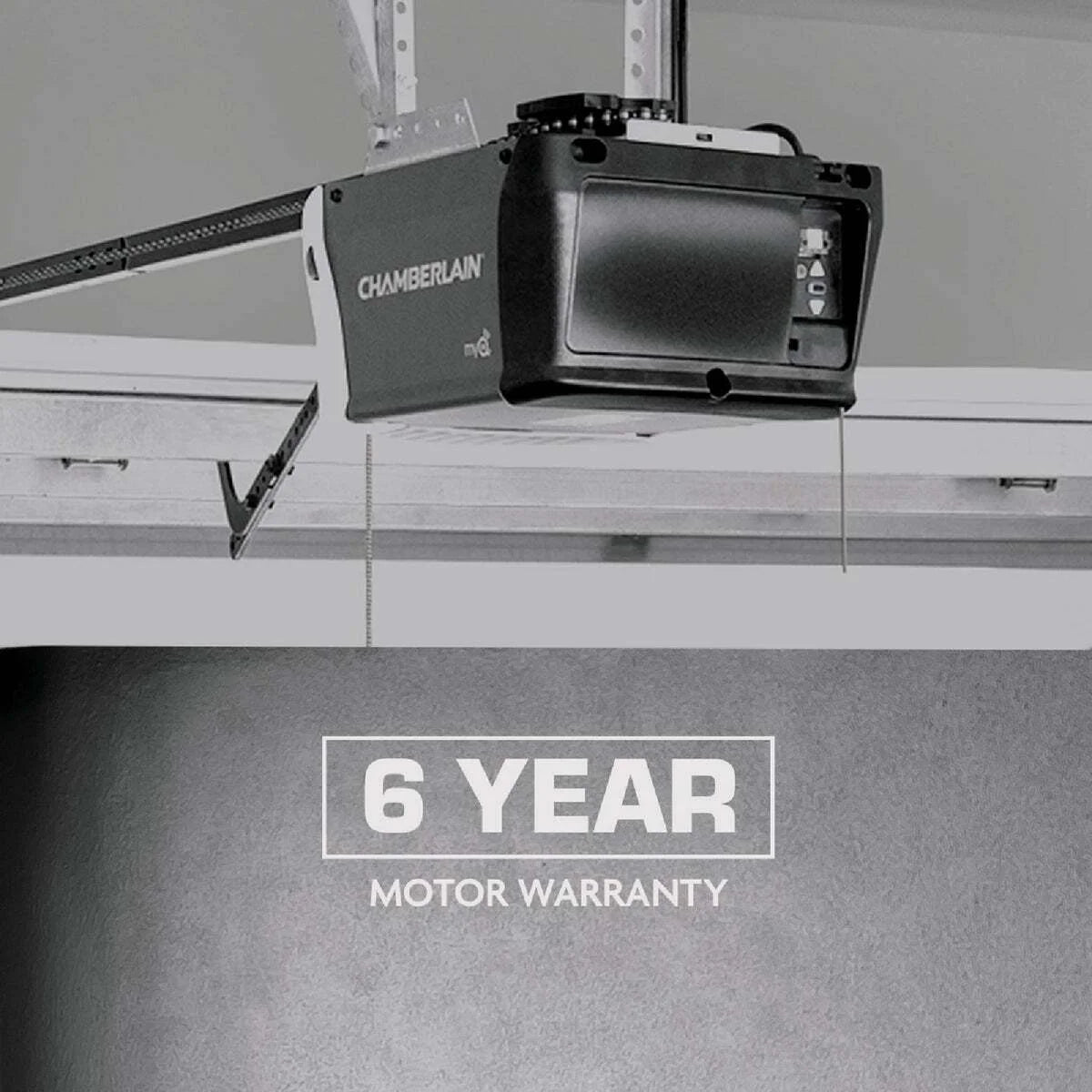 Chamberlain Garage Door Opener, 0.5 HP with Smartphone Control Bluetooth Technology