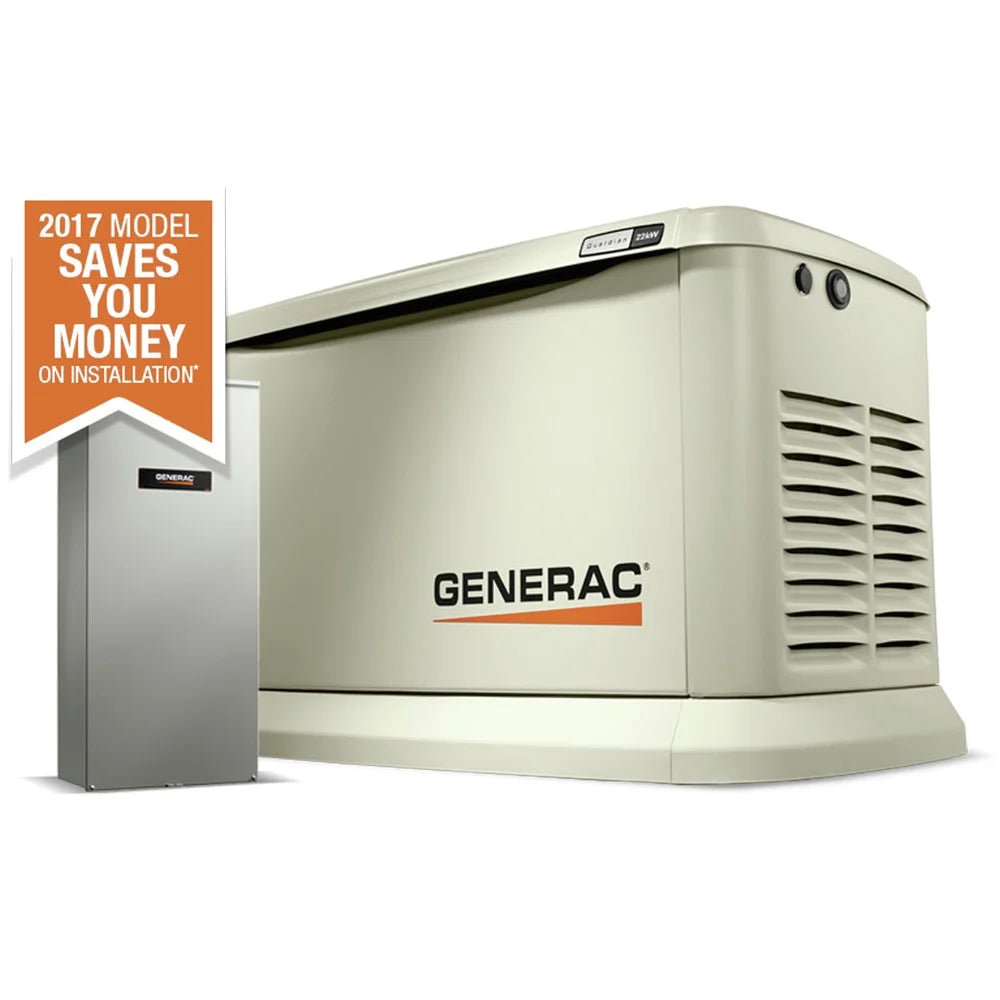Generac Stdby Gen, 1??ng/LPG, 19 Kw/81.3 A, CARB 7043